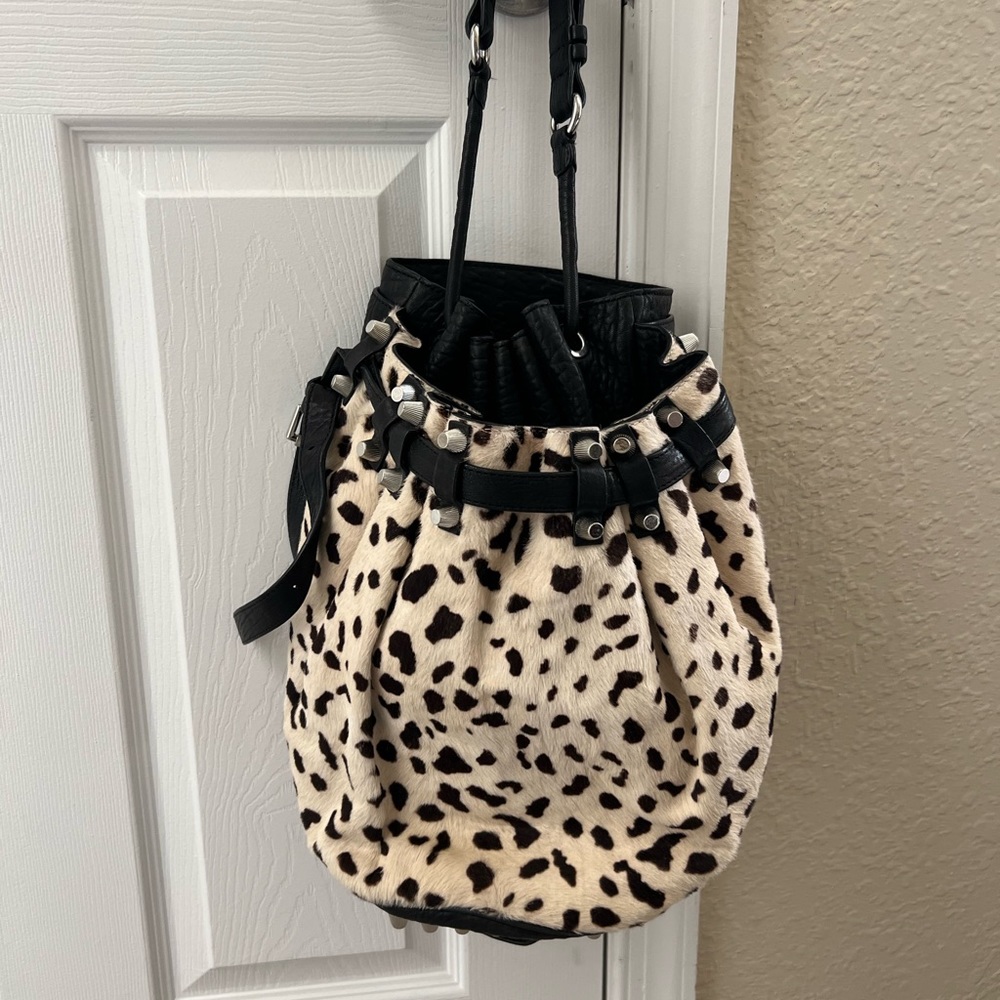 Alexander wang Diego Dalmatian exclusive bucket bag RARE